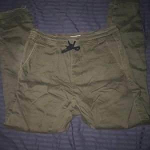 Men’s large green joggers